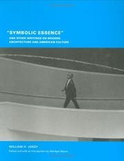 Tapa de "Symbolic essence" and other writings on modern architecture and American culture