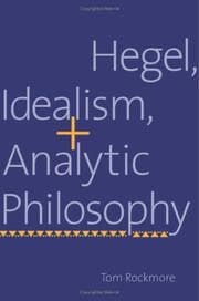 Tapa de Hegel, Idealism, and Analytic Philosophy