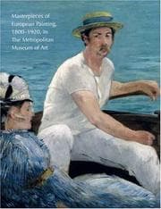 Tapa de Masterpieces of European Painting, 1800-1920, In the Metropolitan Museum of Art (Metropolitan Museum of Art Publications)