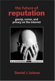 Tapa de The future of reputation
