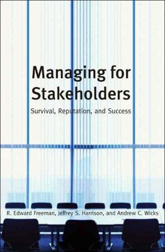 Tapa de Managing for Stakeholders