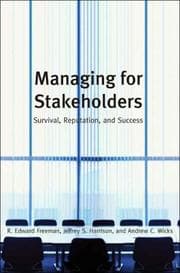 Tapa de Managing for Stakeholders