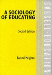 Tapa de A sociology of educating
