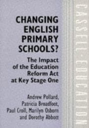 Tapa de Changing English Primary Schools?