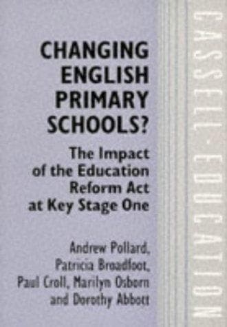 Tapa de Changing English primary schools?