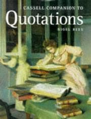 Tapa de Cassell Companion To Quotations