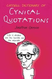 Tapa de Cassell Dictionary Of Cynical Quotations