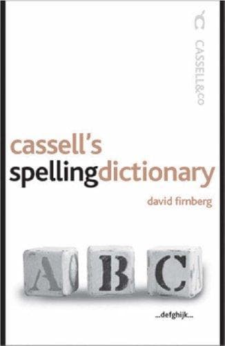 Tapa de Cassell's Spelling Dictionary