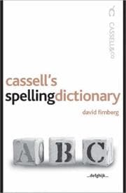 Tapa de Cassell's Spelling Dictionary