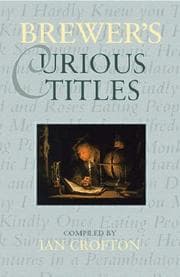 Tapa de Brewer's Curious Titles