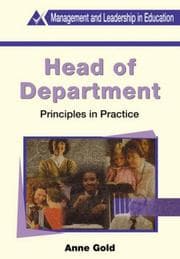 Tapa de Head of Department