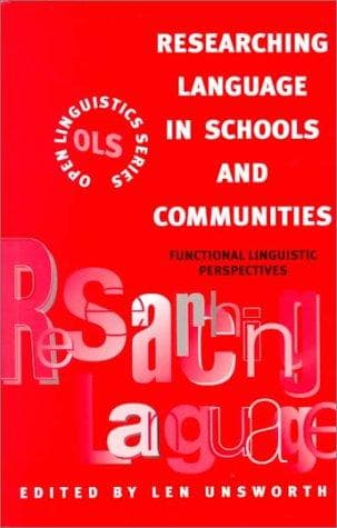 Tapa de Researching language in schools and communities