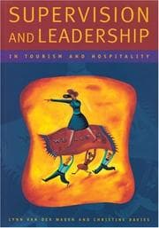 Tapa de Supervision and leadership in tourism and hospitality