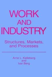 Tapa de Work and industry