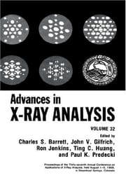 Tapa de Advances in x-ray analysis