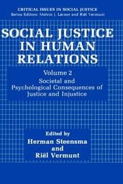 Tapa de Social Justice in Human Relations Vol. 2