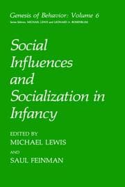 Tapa de Social influences and socialization in infancy