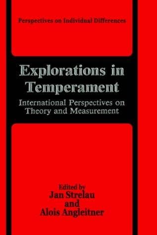 Tapa de Explorations in temperament