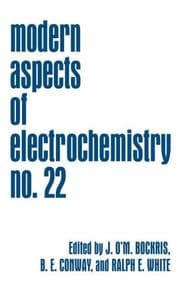 Tapa de Electrochemistry, Modern Aspects of