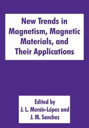 Tapa de New trends in magnetism, magnetic materials, and their applications