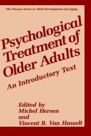 Tapa de Psychological treatment of older adults