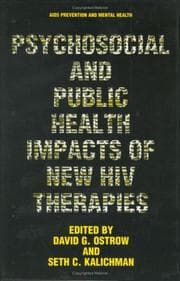 Tapa de Psychosocial and public health impacts of new HIV therapies
