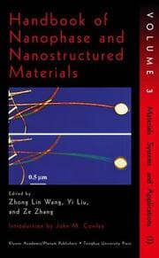 Tapa de Handbook of Nanophase and Nanostructured Materials Vol. 3