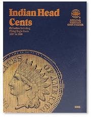 Tapa de Indian Head Cents Folder 1857-1909 (Official Whitman Coin Folder)