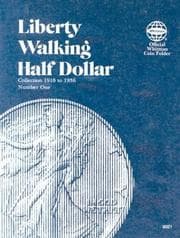 Tapa de Coin Folders Half Dollars (Liberty Walking, 1916-36)