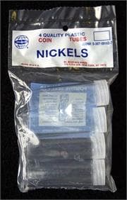 Tapa de Peg Bag Coin Tubes - Nickel