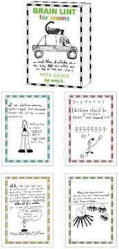 Tapa de Brain Lint Note Cards for Moms