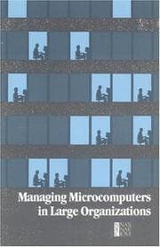 Tapa de Managing microcomputers in large organizations