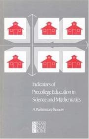 Tapa de Indicators of precollege education in science and mathematics