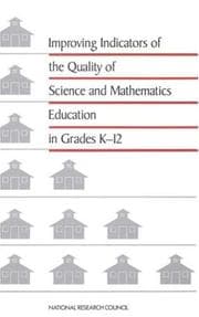 Tapa de Improving indicators of the quality of science and mathematics education in grades K-12