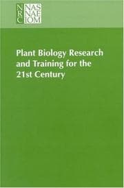 Tapa de Plant biology research and training for the 21st century