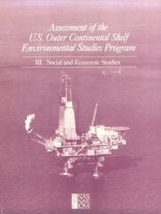 Tapa de Assessment of the U.S. outer continental shelf environmental studies program