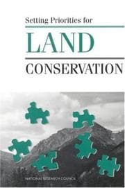 Tapa de Setting priorities for land conservation