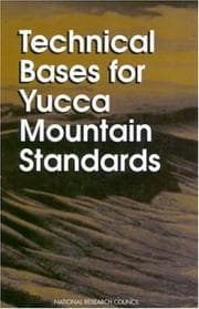 Tapa de Technical Basis for Yucca Mountain Standards