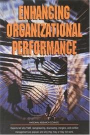Tapa de Enhancing organizational performance