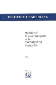 Tapa de Mortality of veteran participants in the crossroads nuclear test