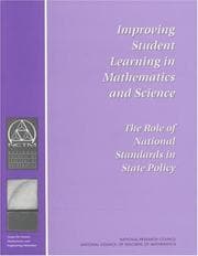 Tapa de Improving student learning in mathematics and science