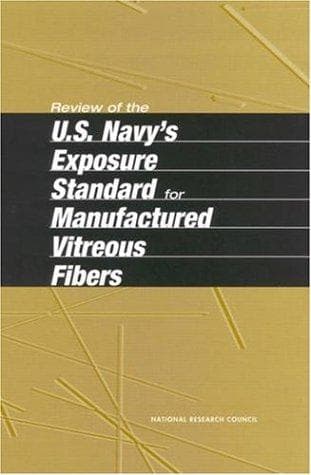 Tapa de Review of the U.S. Navy's exposure standard for manufactured vitreous fibers