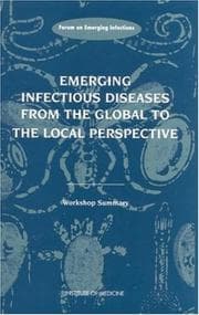 Tapa de Emerging infectious diseases from the global to the local perspective