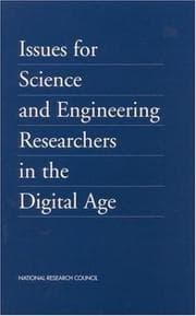 Tapa de Issues for Science and Engineering Researchers in the Digital Age