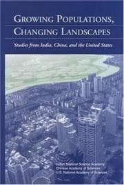Tapa de Growing populations, changing landscapes