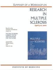 Tapa de Summary of a workshop on Research in Multiple Sclerosis, April 5-6, 2001