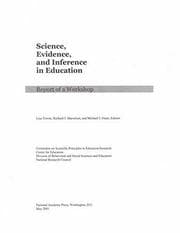 Tapa de Science, evidence, and inference in education