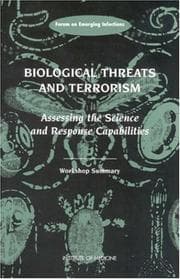 Tapa de Biological threats and terrorism