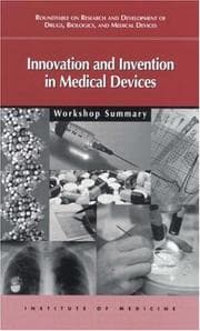 Tapa de Innovation and invention in medical devices