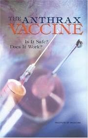 Tapa de The anthrax vaccine